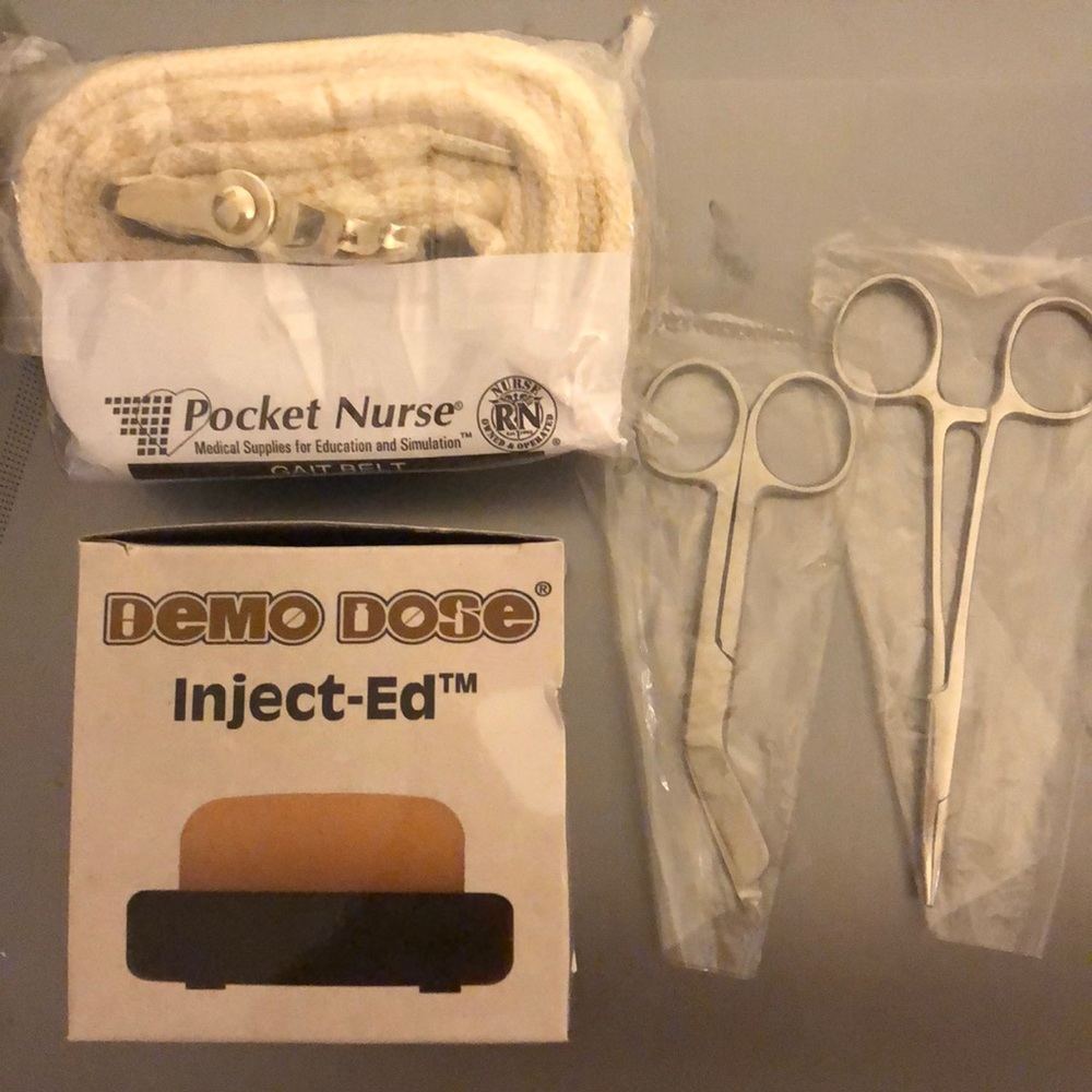 Nursing school kit and gait belt